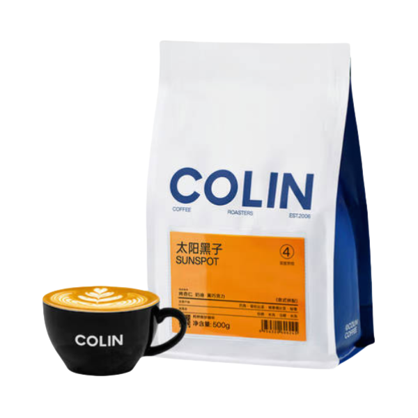 推荐商品：Colin/柯林 太阳黑子 意式咖啡豆 500g 袋装