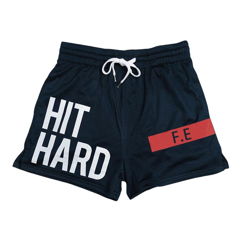 推荐商品：anvtt 速干美式三分裤网眼运动短裤 DK404 黑