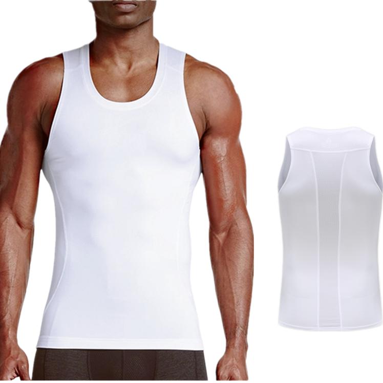 推荐商品：soruichore/斯锐科 透气无袖高弹背心 00215 白