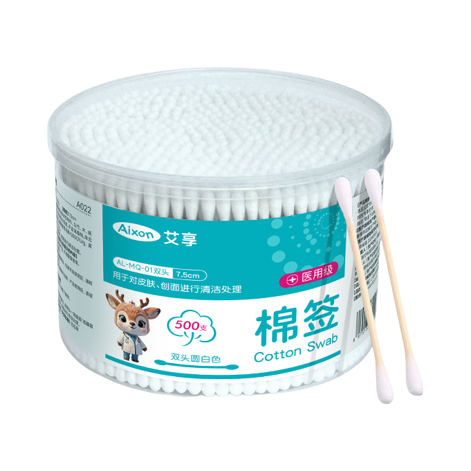 推荐商品：艾享 双头款 医用棉签 盒装