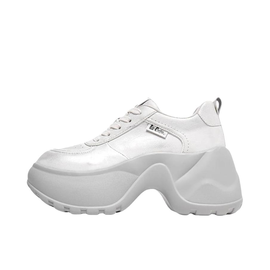 推荐商品：Lee Cooper 老爹鞋 百搭舒适时尚低帮 LCQBCA2251279 加绒/女款/银色