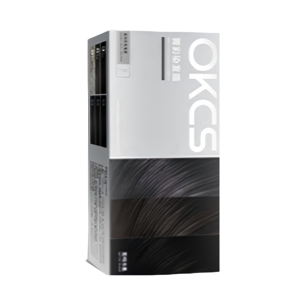 推荐商品：OKCS 植物萃取免漂染发剂 天然植物遮白无刺激半永久不沾头皮