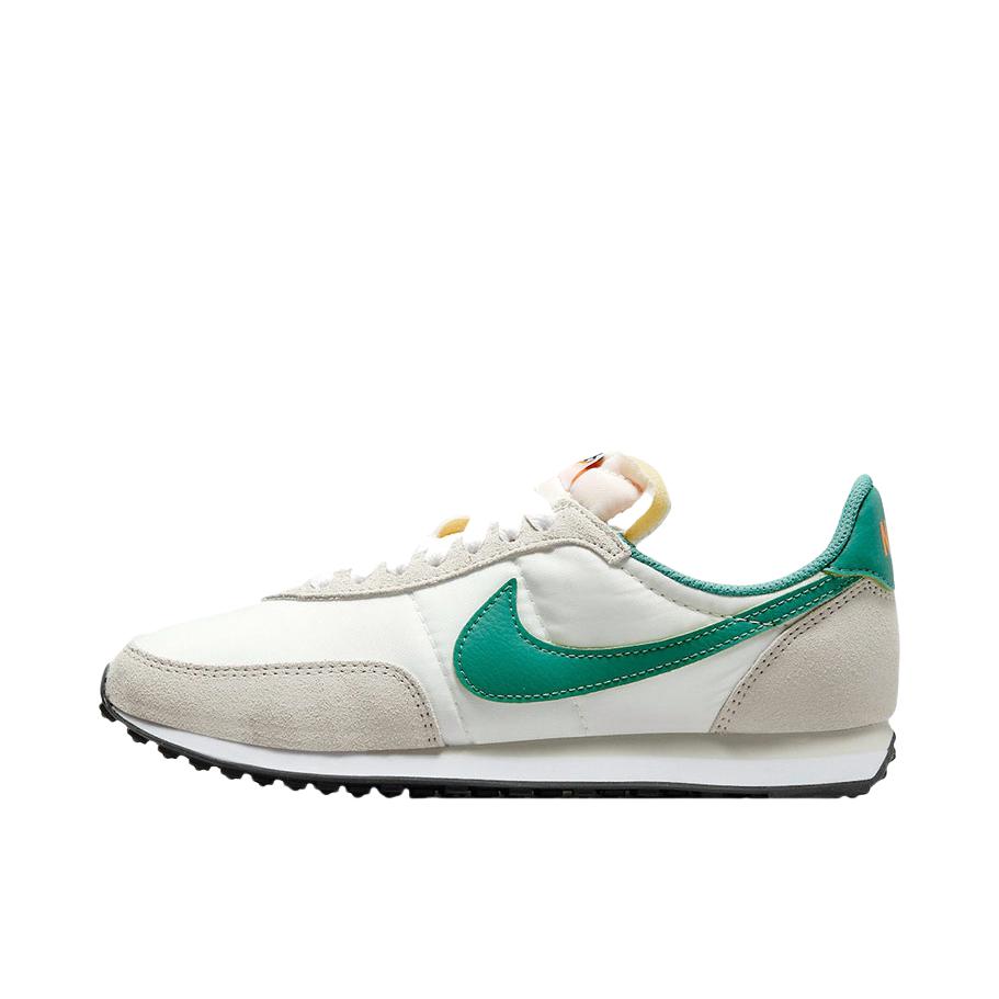 推荐商品：Nike Waffle Trainer 2 运动休闲鞋 耐磨时尚复古透气舒适 女款/灰色/白色/绿色