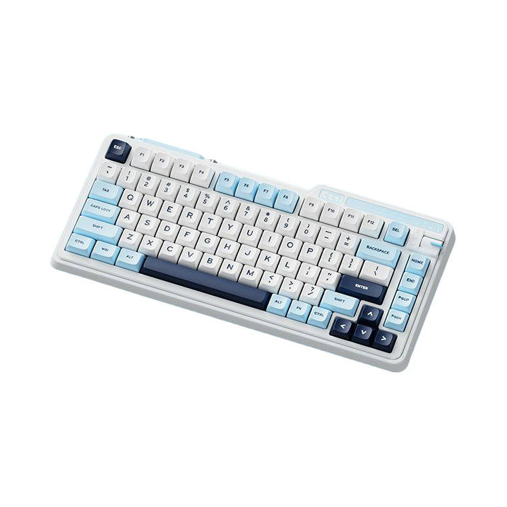 推荐商品：KZZI/珂芝 K75V2 三模 机械键盘 82键 人体工学 全键无冲 热插拔 客制化