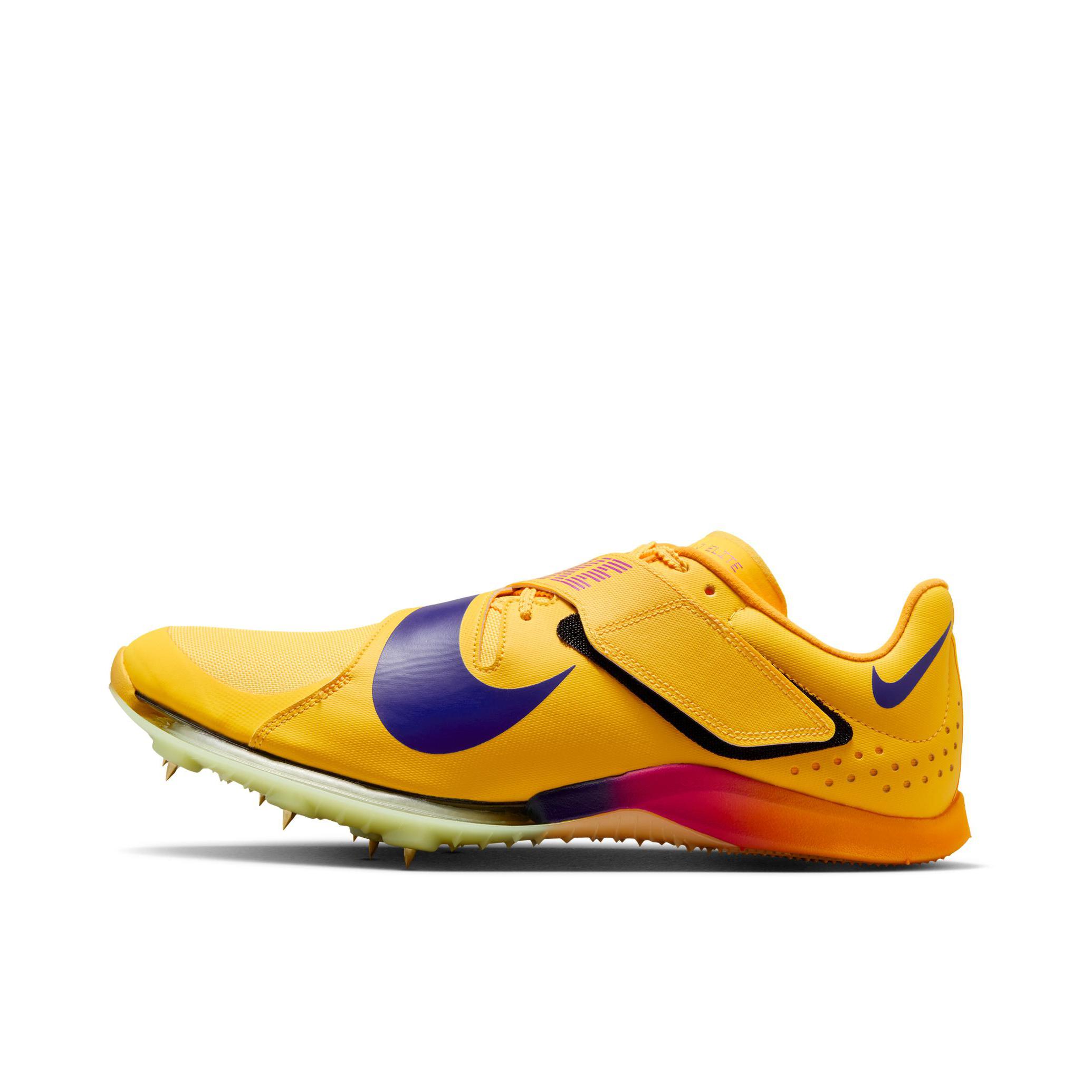 推荐商品：Nike Air Zoom LJ Elite 跑鞋 防滑耐磨轻便透气田径织物跳远 黄色