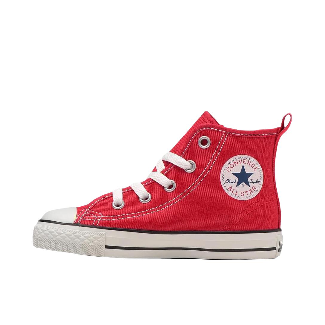 推荐商品：Converse/匡威 Chuck Taylor All Star 魔术贴 休闲时尚 防滑耐磨 易穿脱 帆布鞋儿童 日版/大童/红色