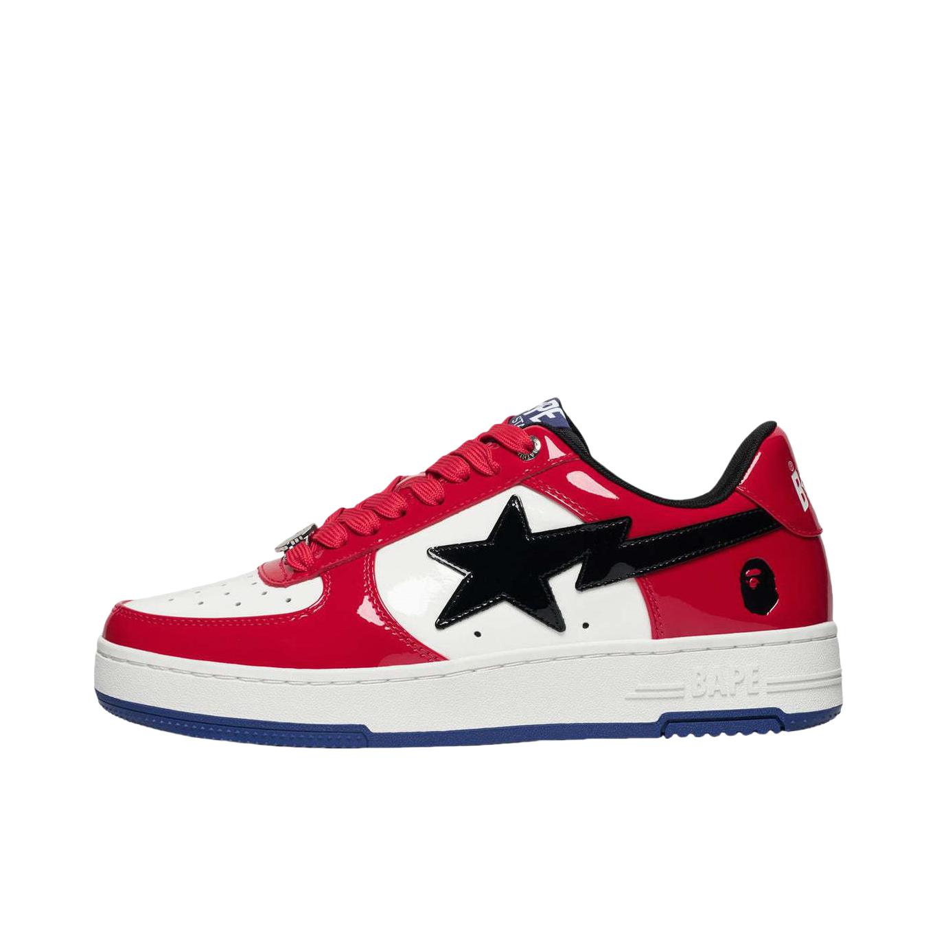 推荐商品：A BATHING APE STA 时尚 板鞋 1J30191017 红色 