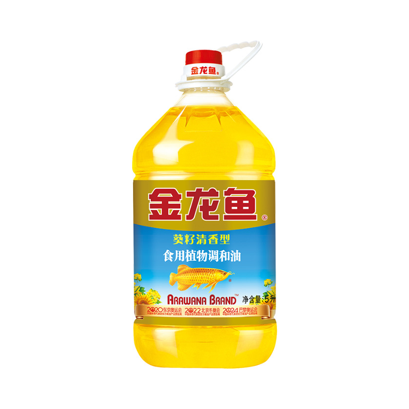 推荐商品：金龙鱼 葵籽清香型 食用植物调和油 炒菜物理压榨纯正桶装自然葵香