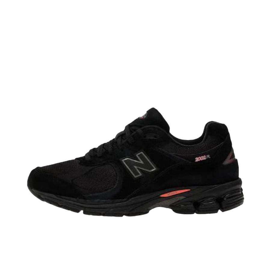 推荐商品：New Balance 2002R 跑鞋 缓震防滑耐磨透气复古拼接防水气垫慢跑支撑 D宽/石墨黑