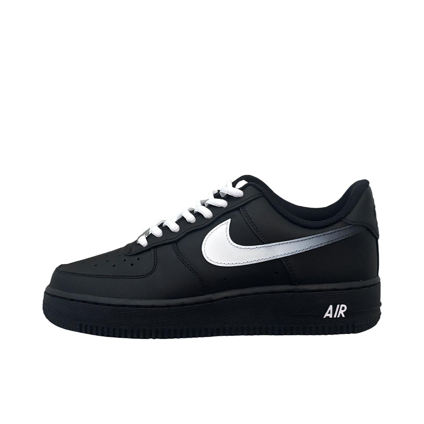 推荐商品：【定制款】 Nike Air Force 1 板鞋 防滑减震耐磨低帮增高 黑武士/黑色