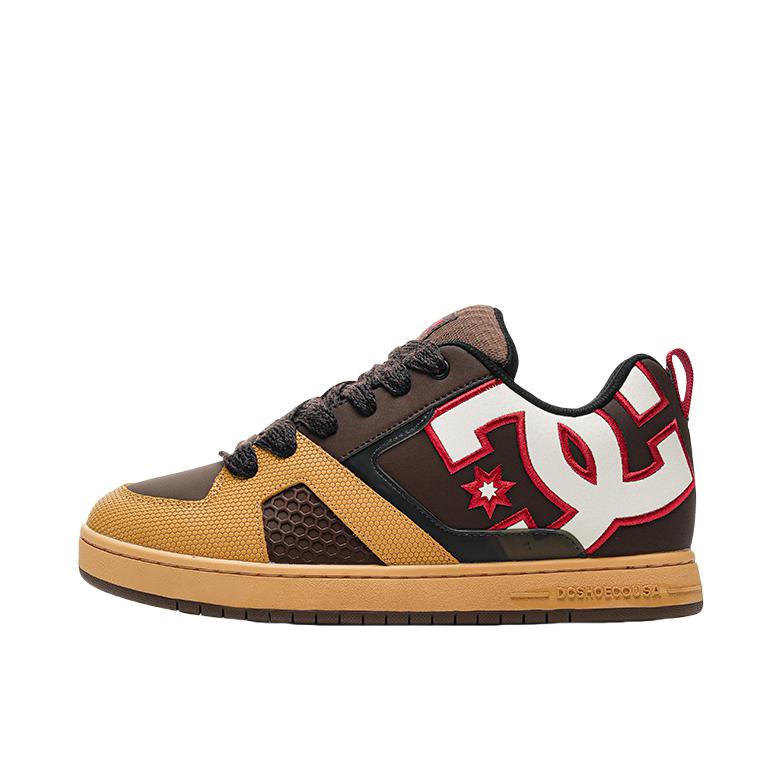推荐商品：DC Shoes PRO系列 板鞋 美式休闲圆头 棕色/白色