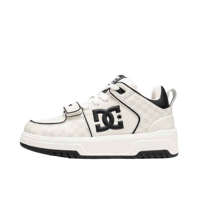 推荐商品：DC Shoes CAS系列 板鞋 透气休闲防滑 白色/灰色