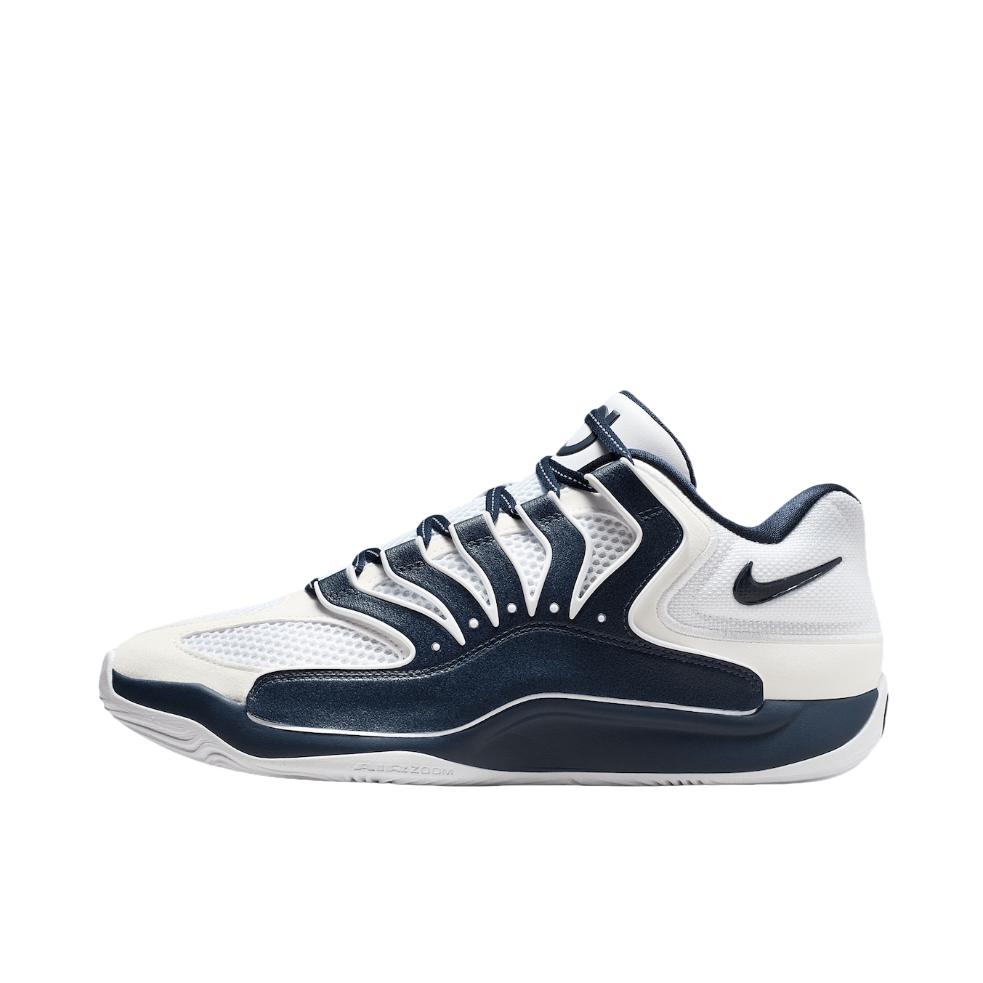 推荐商品：Nike KD 18 篮球鞋 实战防滑耐磨支撑回弹缓震 深蓝色/白色
