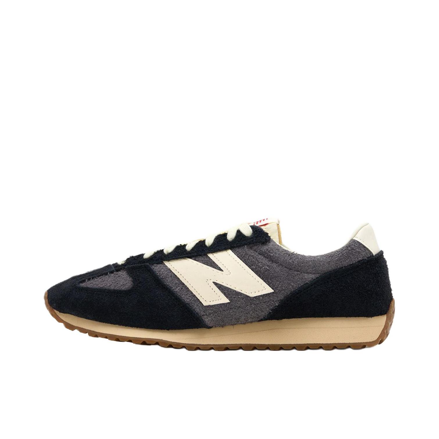 推荐商品：New Balance 471 跑鞋 复古薄底运动低帮贴合支撑 B宽/黑色/灰色 