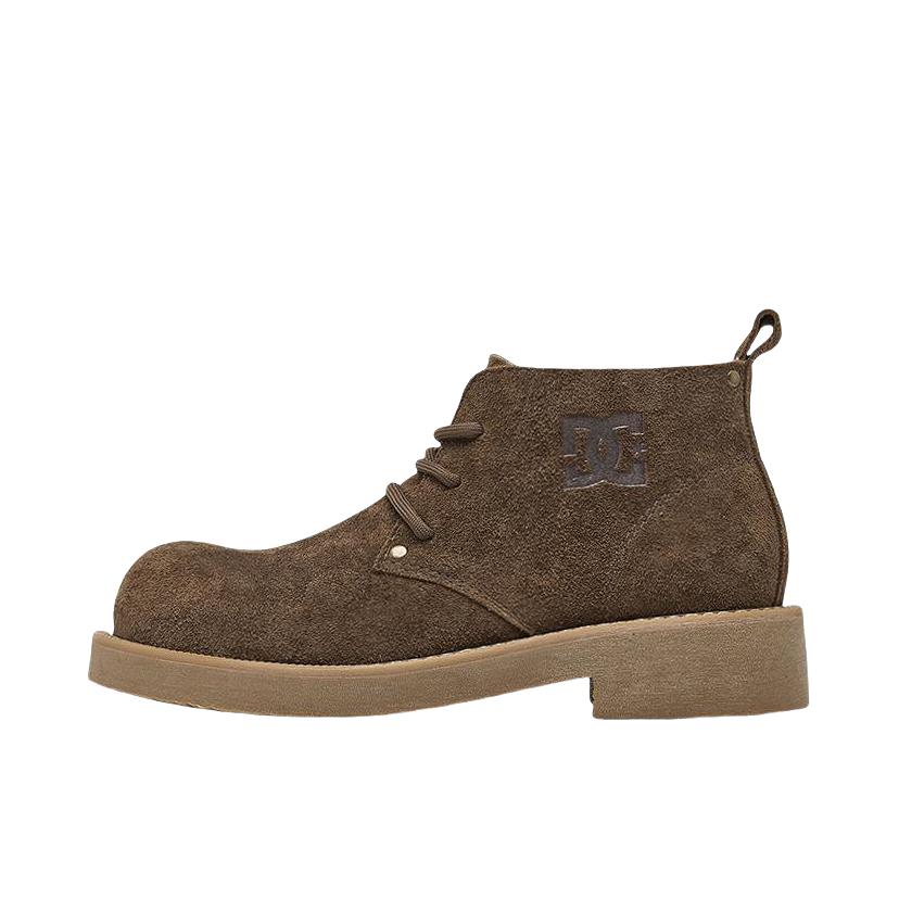 推荐商品：DC SHOES XIVAN EDGE 马丁靴 增高复古休闲 深棕色