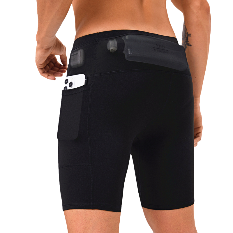 推荐商品：soruichore/斯锐科 速干紧身五分弹力运动短裤 MP2412 黑