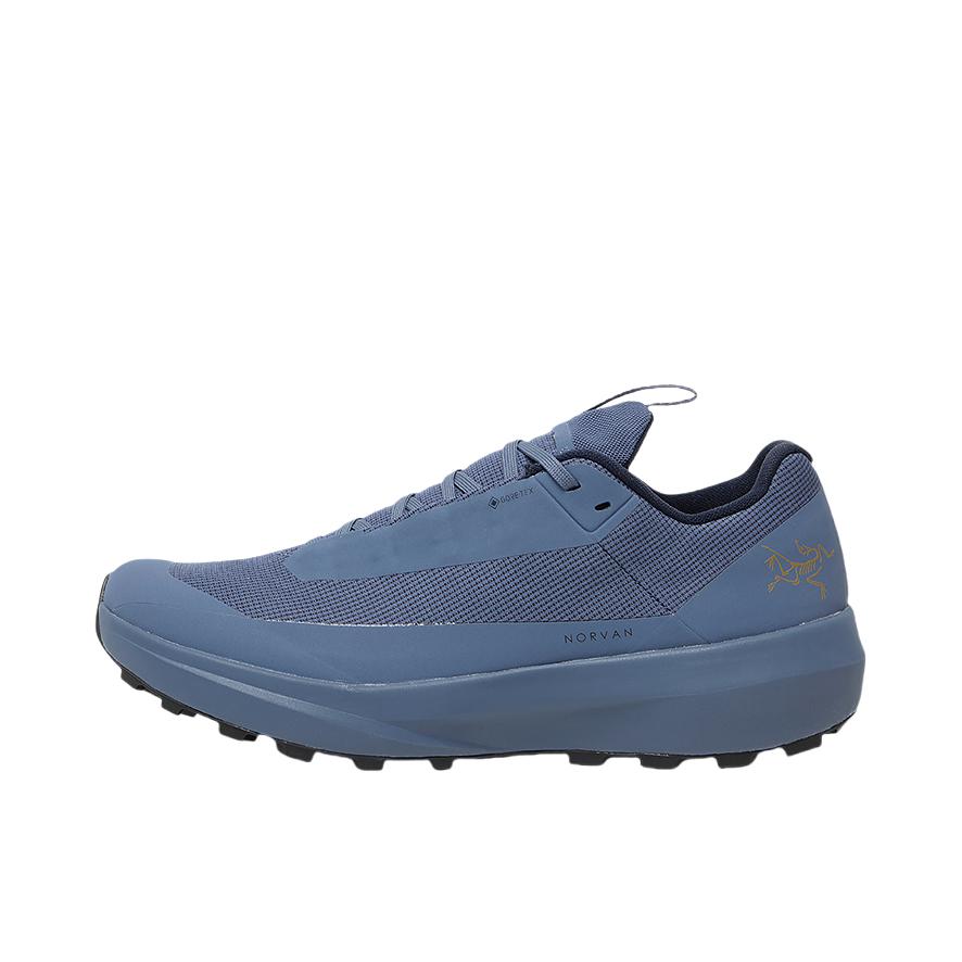 推荐商品：Arc'teryx/始祖鸟 Norvan LD 4 GTX 越野跑鞋 防水百搭防滑耐磨低帮 浅蓝色/黑色