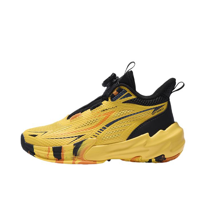 推荐商品：361度 锋刀 儿童篮球鞋 防滑耐磨减震 大童/金桔黄/碳黑色