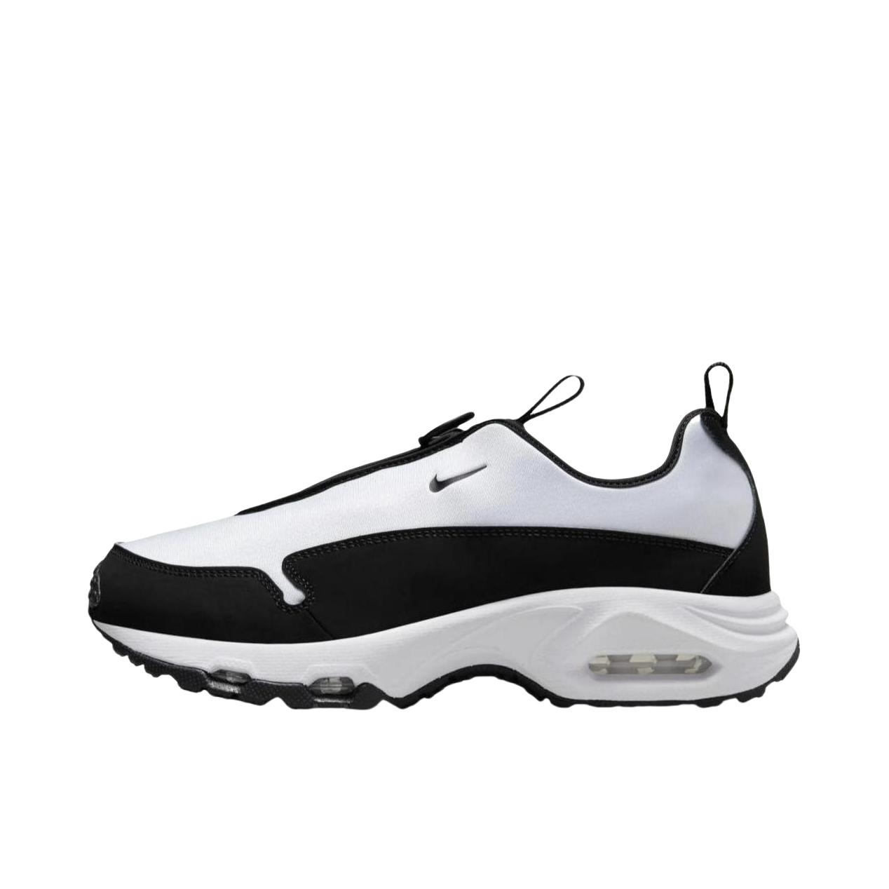 推荐商品：Nike Air Max SNDR 跑鞋 潮流百搭舒适透气防滑耐磨缓震回弹轻便支撑织物低帮贴合 CDG联名/黑色/白色