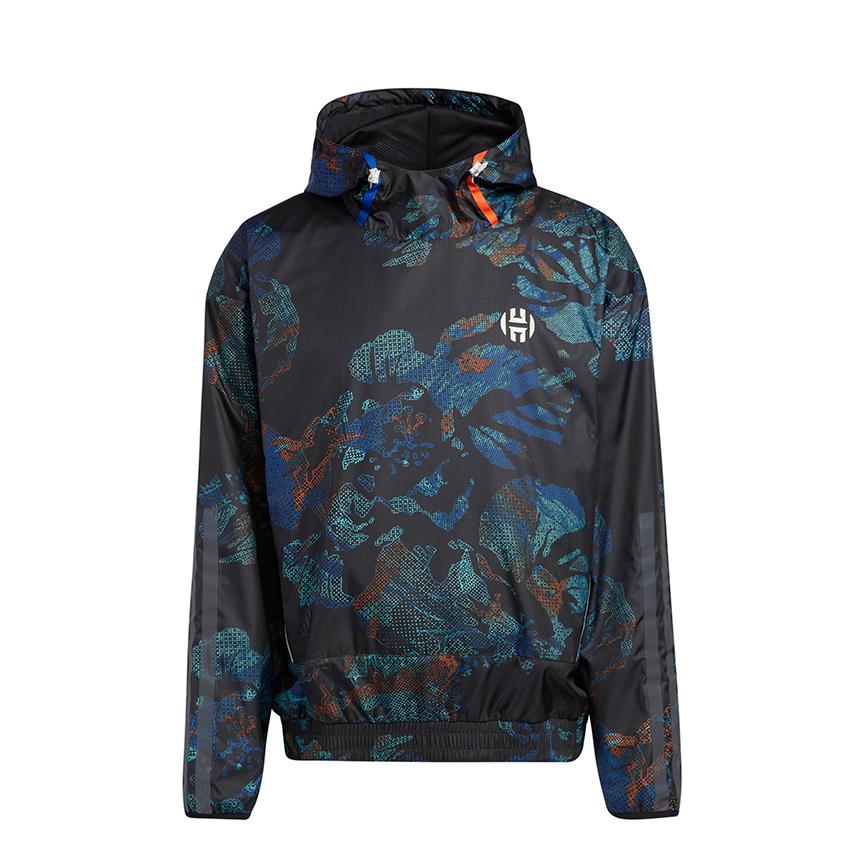 adidas 哈登篮球运动夹克外套 男女同款 GH6696