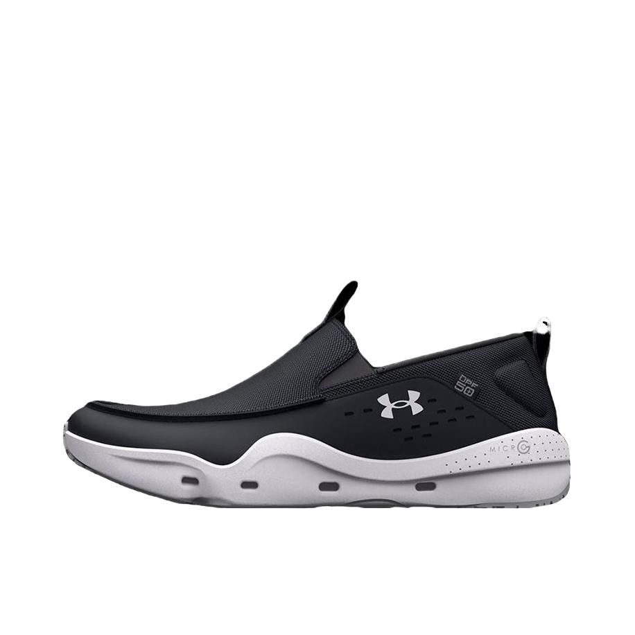 推荐商品：Under Armour/安德玛 Micro G Kilchis Slip Recover 运动休闲鞋 百搭减震耐磨低帮 黑色