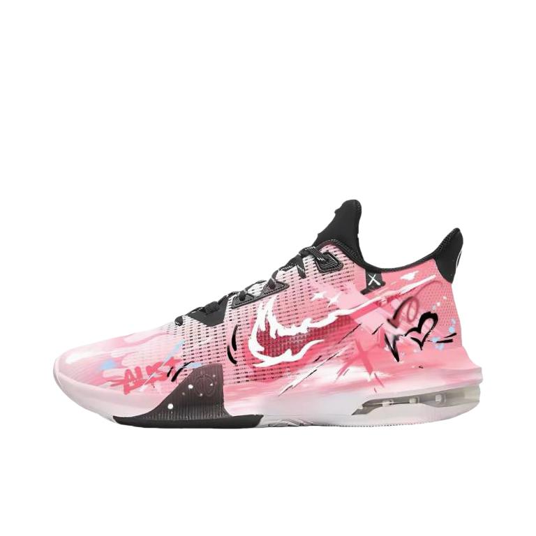 推荐商品：【定制球鞋】Nike Air Max Impact 2TeamEight 舒适缓震 防滑耐磨 实战 中帮 复古 篮球鞋 红色烈焰