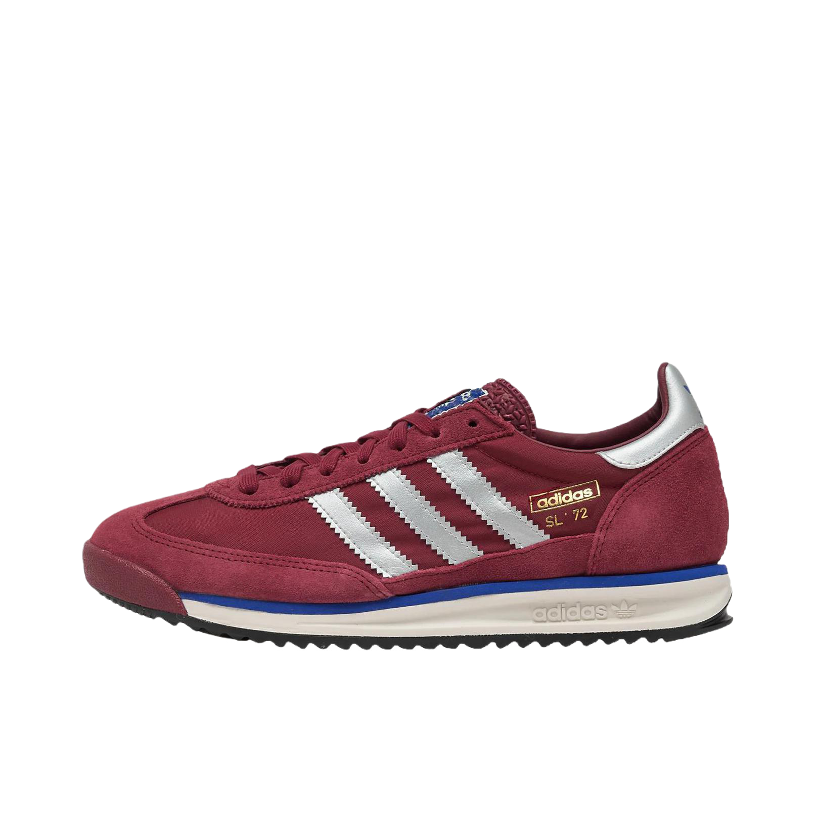 推荐商品：【马思纯同款】 adidas Originals SL 72 T头鞋 德训鞋 运动休闲鞋 轻便防滑耐磨透气舒适简约复古 红色/银色