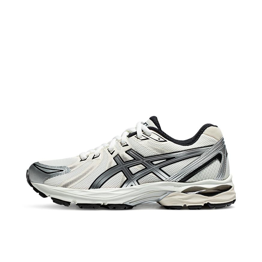 推荐商品：Asics/亚瑟士 Gel-Flux CN 跑鞋 网眼透气舒适回弹防滑耐磨缓震时尚百搭合成革织物长跑 女款/白色/银色