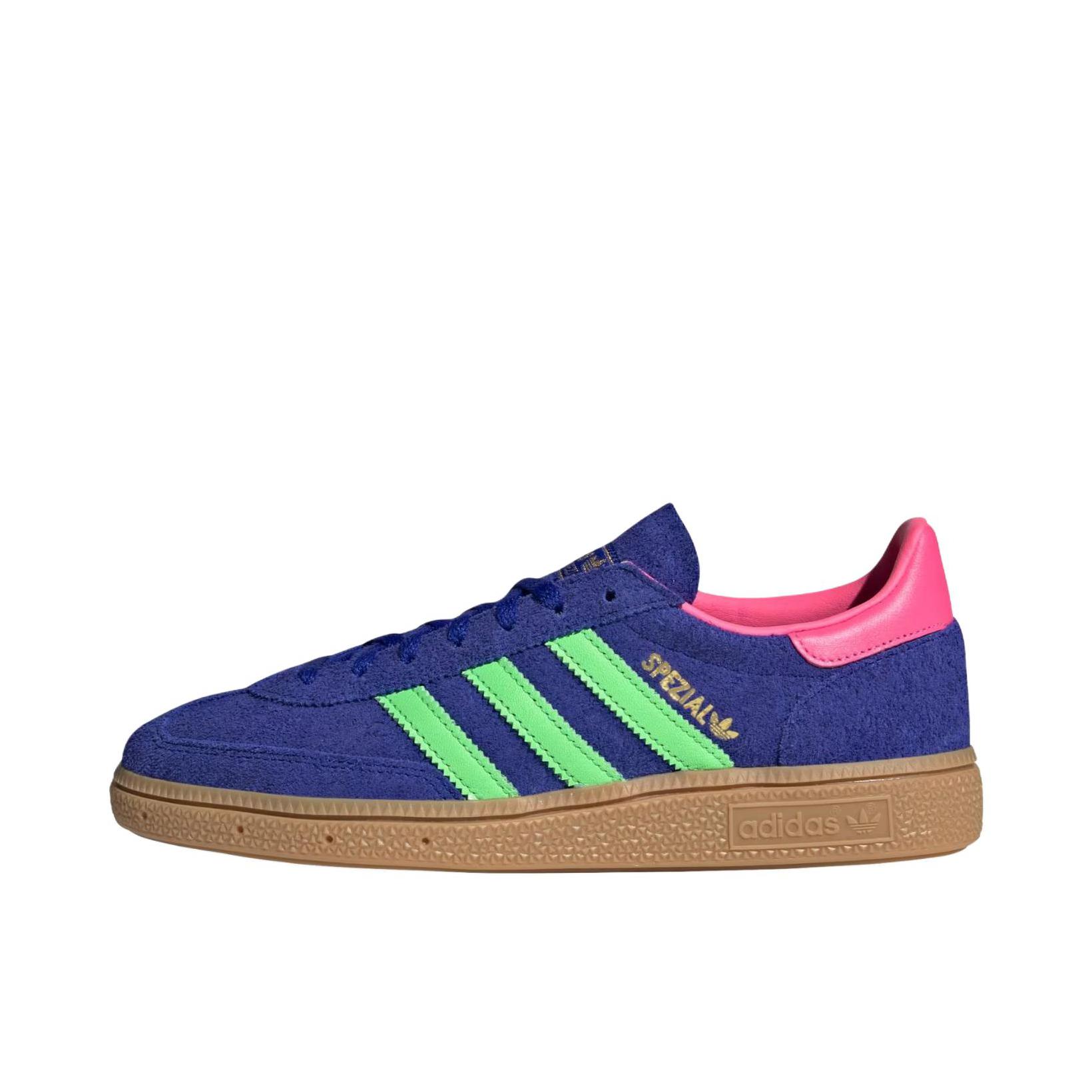 推荐商品：adidas Originals HANDBALL SPEZIAL T头鞋 德训鞋 板鞋 舒适耐磨复古防滑 女款/蓝色 
