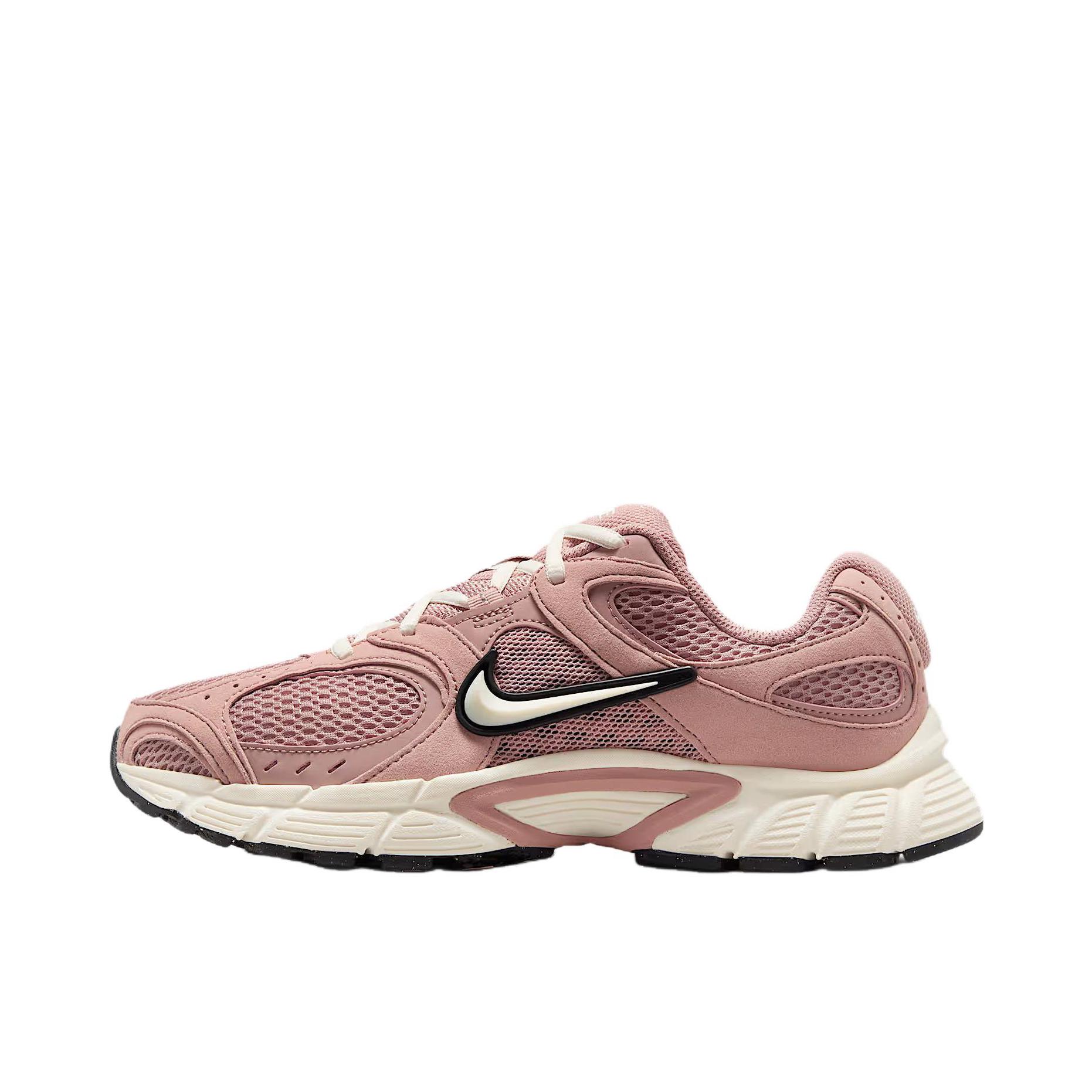 推荐商品：Nike V5 RNR 跑鞋 复古防滑耐磨透气低帮舒适百搭支撑轻便训练抓地贴合圆头 粉色 