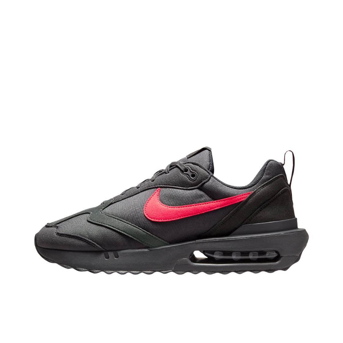 推荐商品：Nike Air Max Dawn 跑鞋 缓震大气圆头美式气垫轻便 纯黑色/红色