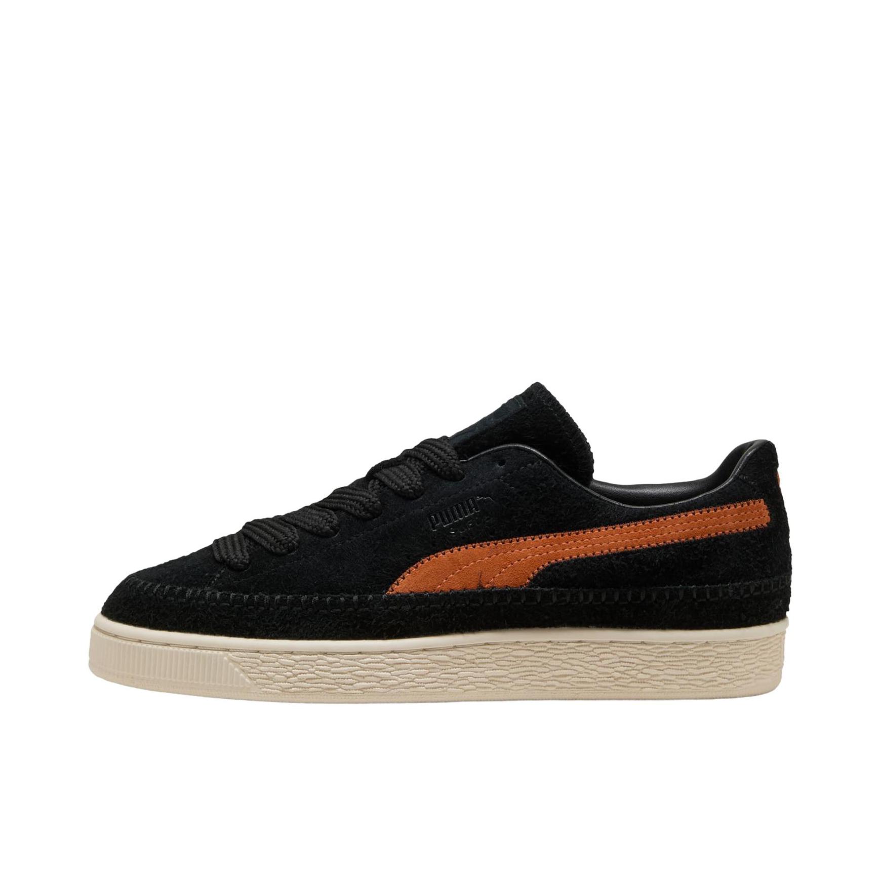 推荐商品：Puma/彪马 Suede Moccasin 板鞋 百搭系带圆头平跟 黑色 