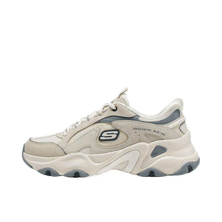 推荐商品：Skechers/斯凯奇 D'LITES 5.0 老爹鞋 熊猫鞋 增高轻便低帮 女款/自然色 