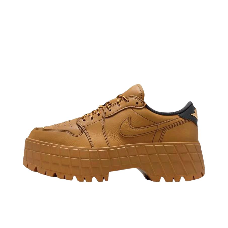 推荐商品：Air Jordan 1 Brooklyn 防滑耐磨 缓震增高 舒适简约 圆头 休闲运动 时装靴冬季轻便减震 棕色/黑色