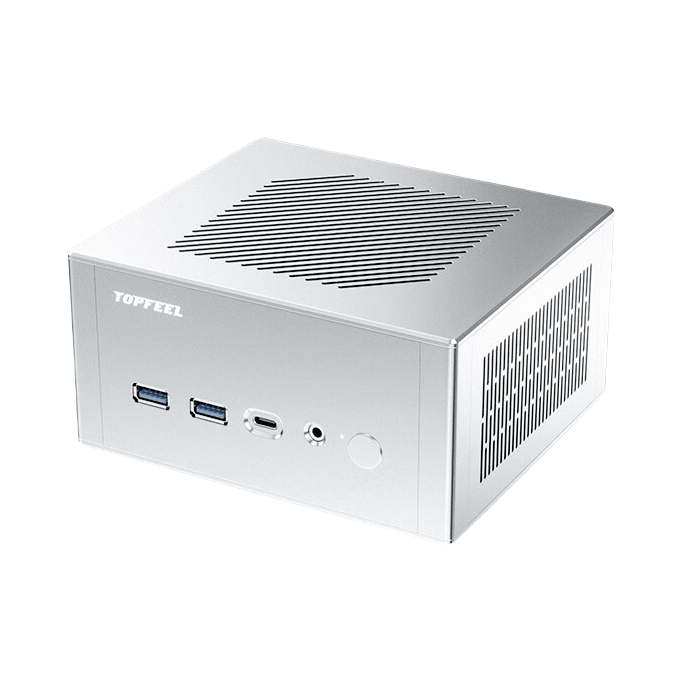推荐商品：TOPFEEL/极夜 DeskOne T2 迷你台式机 CNC铝合金机身 三盘位