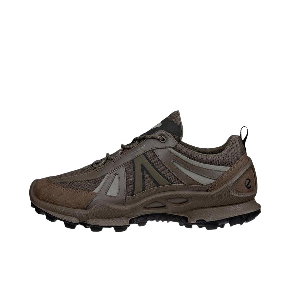 推荐商品：ECCO/爱步 Biom C Trail 越野跑鞋 透气耐磨缓震抓地网面圆头风感织物运动休闲 棕色 
