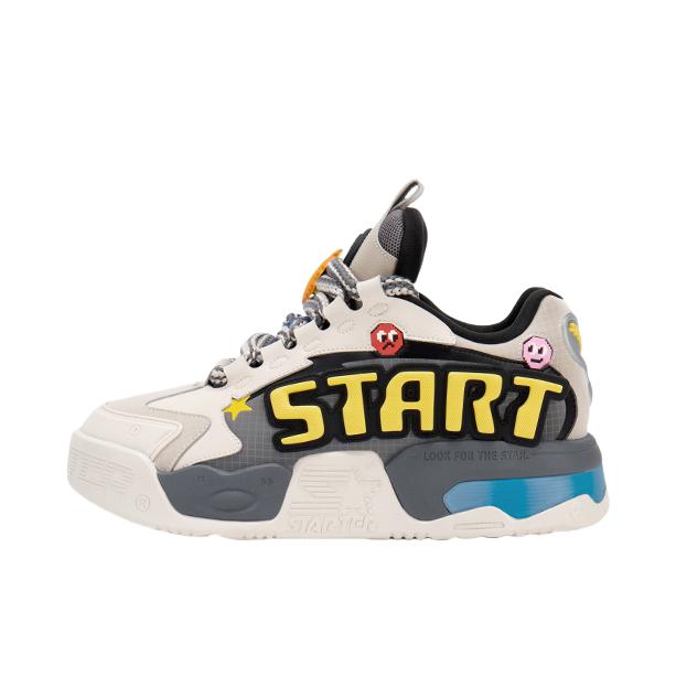 推荐商品：STARTER Vol系列 Y2K 板鞋 面包鞋 音浪鞋 舒适百搭休闲缓震防滑耐磨增高厚底减震 大童/棕色