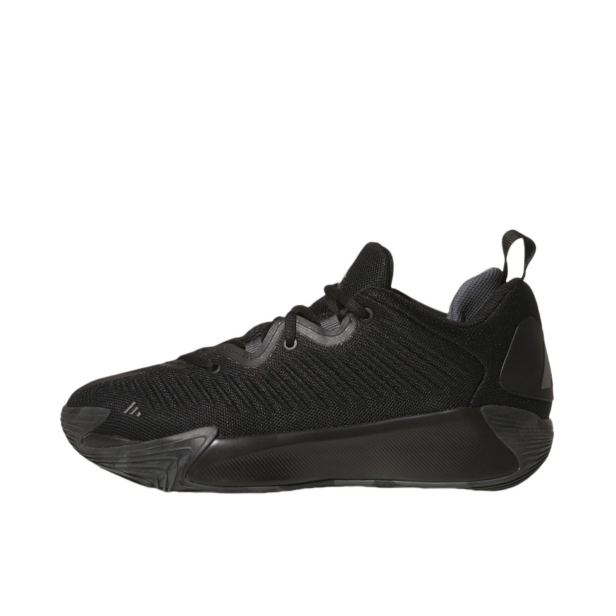 推荐商品：adidas INITIATION 篮球鞋 柔软减震防滑耐磨支撑回弹抓地耐穿 黑色/亮金属铁灰/深灰色