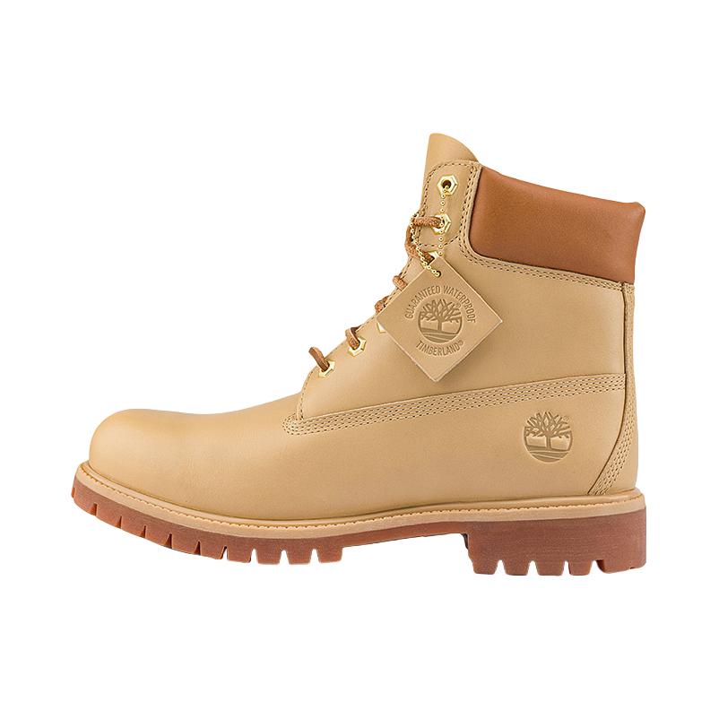 推荐商品：Timberland/添柏岚 Premium 马丁靴 舒适防水防滑耐磨减震复古高筒户外保暖增高 米色/卡其色