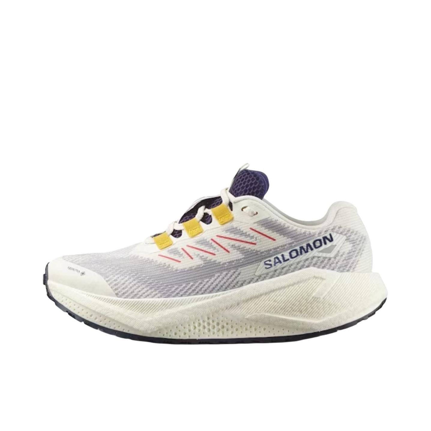 推荐商品：Salomon/萨洛蒙 Aero Blaze 3 跑鞋 复古百搭织物圆头 白色/灰色 