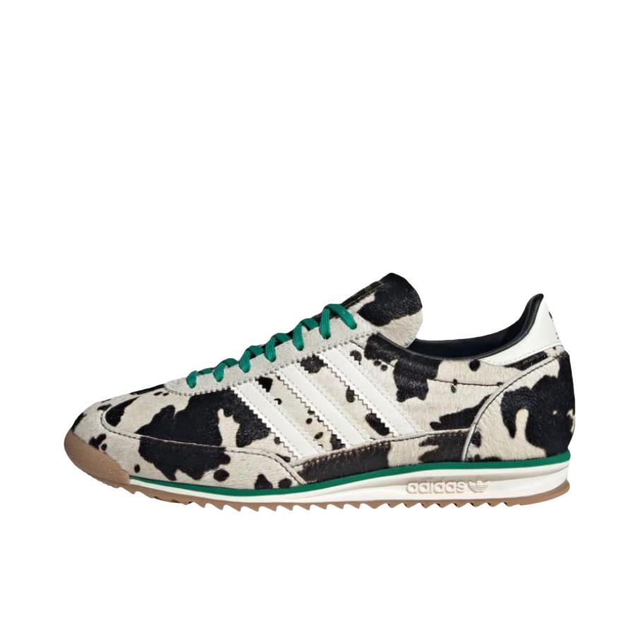 推荐商品：【马思纯同款】 adidas Originals SL 72 T头鞋 德训鞋 运动休闲鞋 轻便防滑耐磨透气舒适简约复古 黑色/白色/绿色