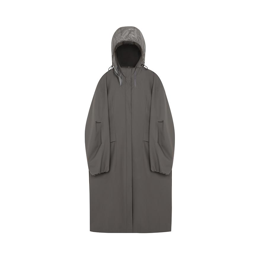 推荐商品：UPON PRO 高领长款防水防风风衣 U1FZ30078 苔藓绿