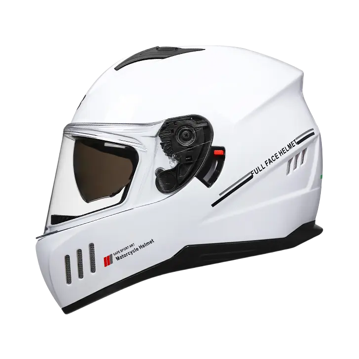 推荐商品：RNG 新国际 3C认证 全盔 双镜片 复合纤维 透气 减震 摩托车头盔