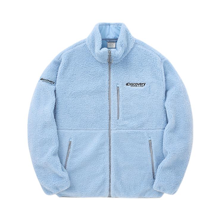推荐商品：Discovery Expedition 摇粒绒保暖中性不加绒款抓绒衣 DXSS71046 熏衣草
