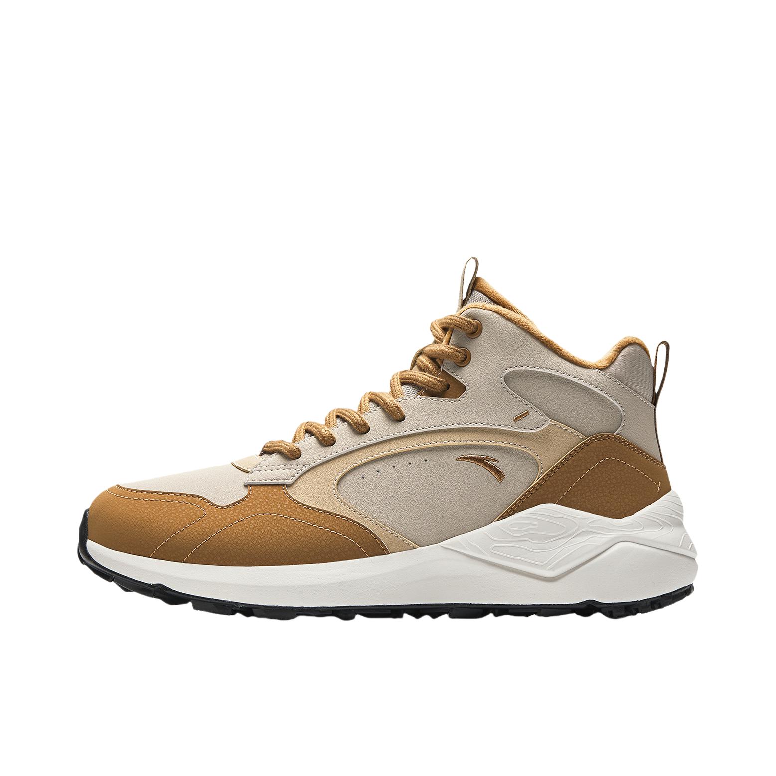 推荐商品：安踏 踏洲 运动休闲鞋 加绒加棉缓震软底防滑厚底 加绒/霜地灰/明茶褐/拿铁色/卡其色