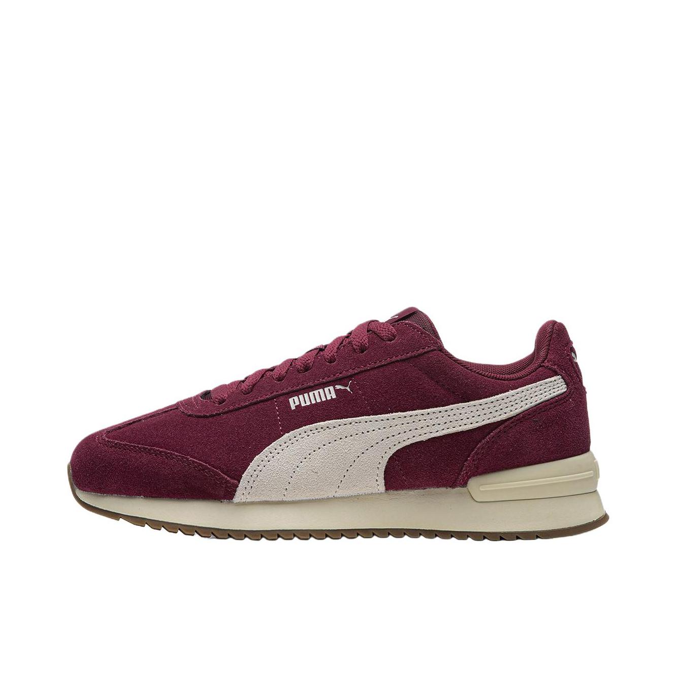 推荐商品：Puma/彪马 R78 Wind Nylon 德训鞋 T头鞋 运动休闲鞋 复古轻便缓震情侣拼接薄底抓地 红色 