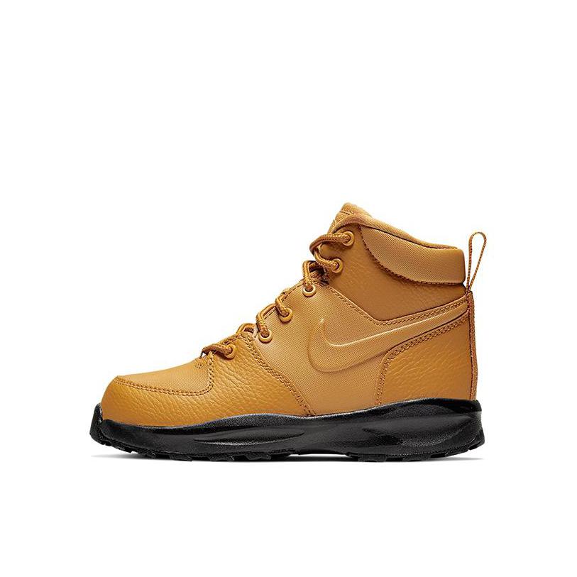 推荐商品：Nike Manoa Leather 防滑耐磨 舒适减震 轻便 防水 运动鞋儿童 小童/小麦色/黑色