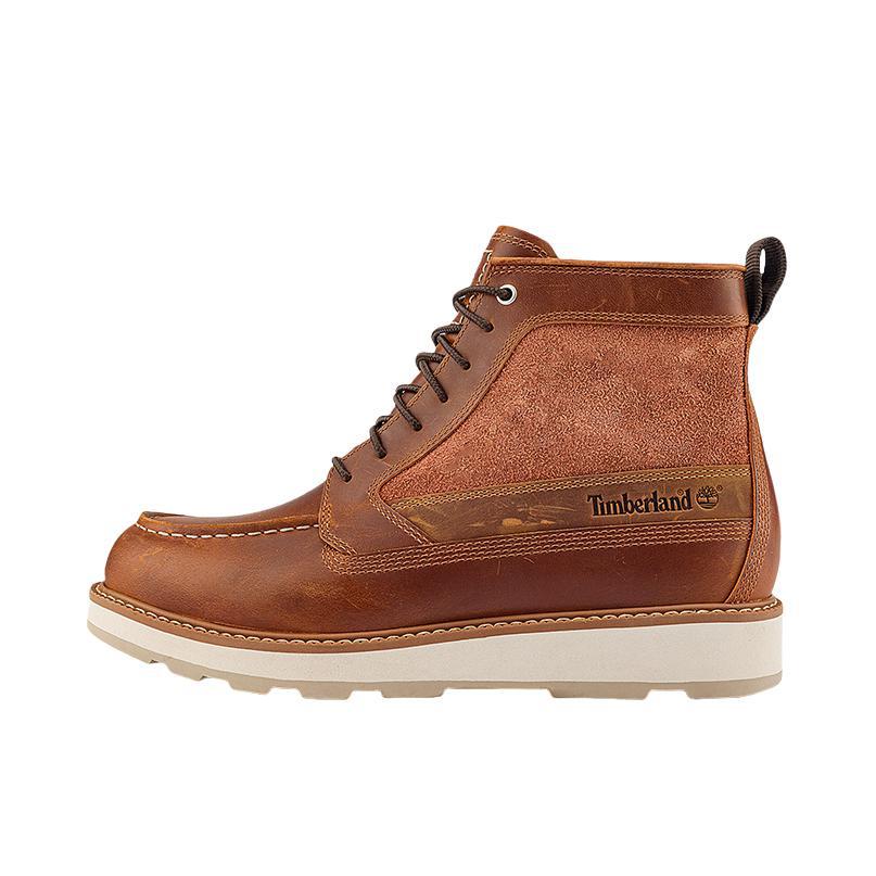 推荐商品：Timberland/添柏岚 户外休闲鞋 防水中跟时尚 铁锈色