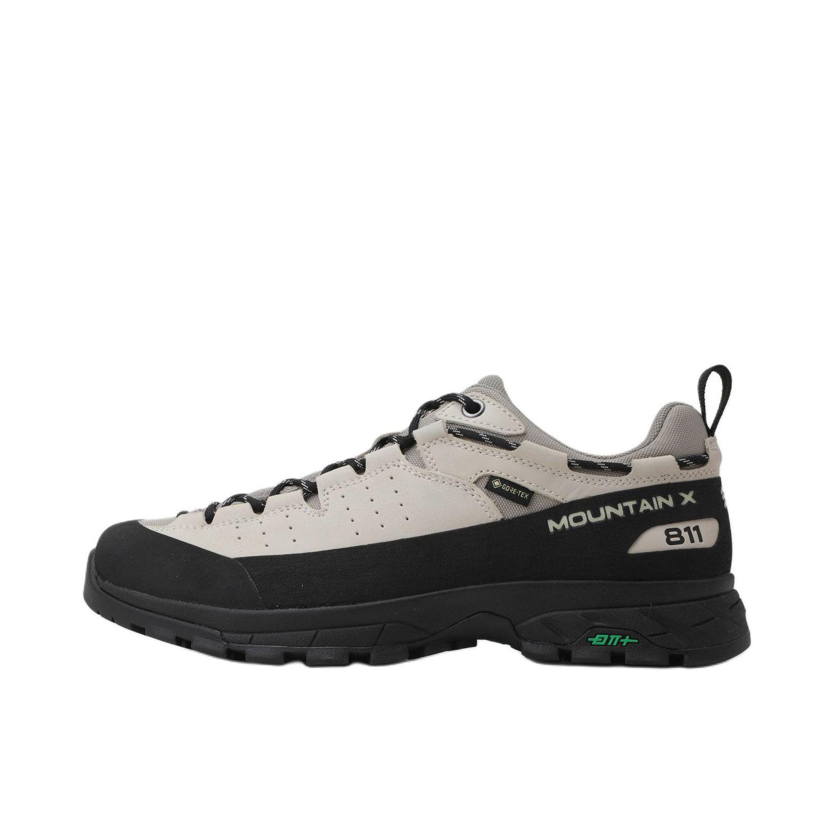 推荐商品：KOLON SPORT/可隆 811 MOUNTAIN X 柔软 稳定 防滑 防水 徒步鞋 户外鞋 米色/黑色