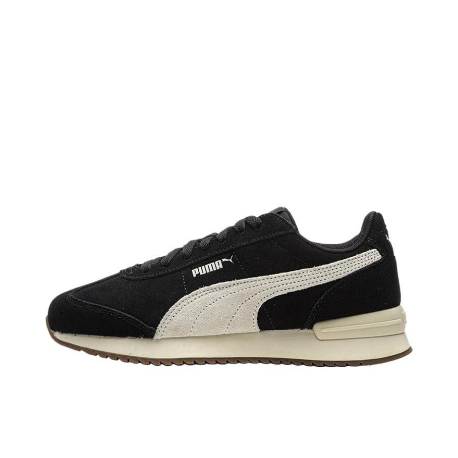 推荐商品：Puma/彪马 R78 Wind Nylon 德训鞋 T头鞋 运动休闲鞋 复古轻便缓震情侣拼接薄底抓地 黑色/米色
